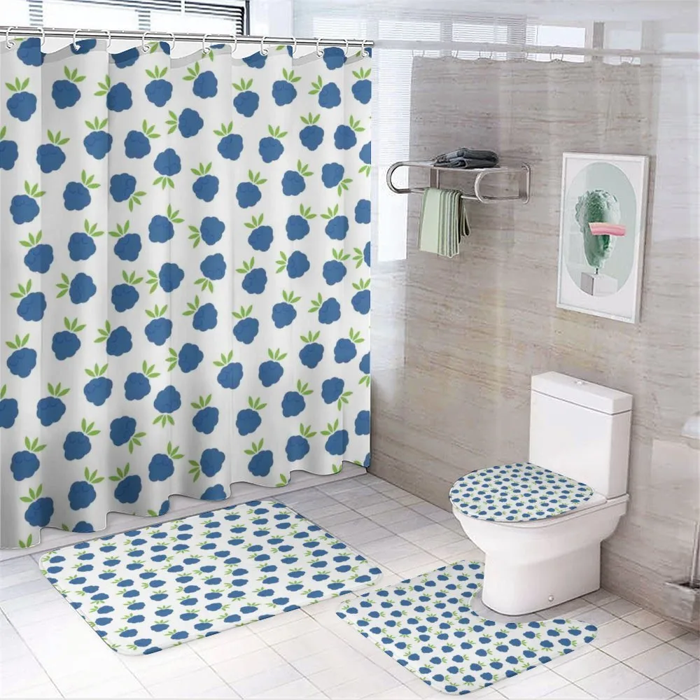 Tasty Blueberry — 4-Piece Bathroom Set preview