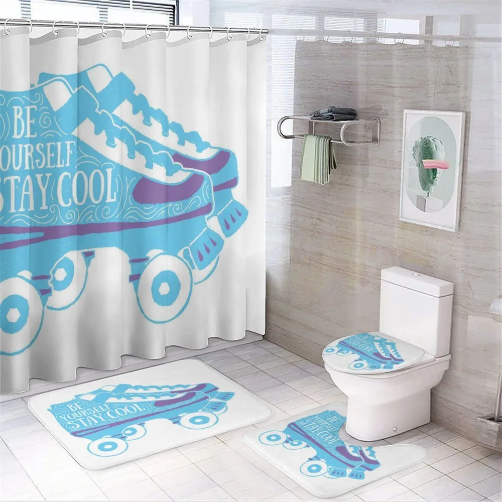 Be Yourself Roller Skate — 4-Piece Bathroom Set preview