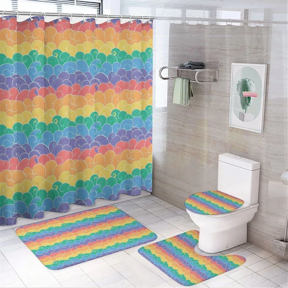 Cartoon Underwater Sea — 4-Piece Bathroom Set preview