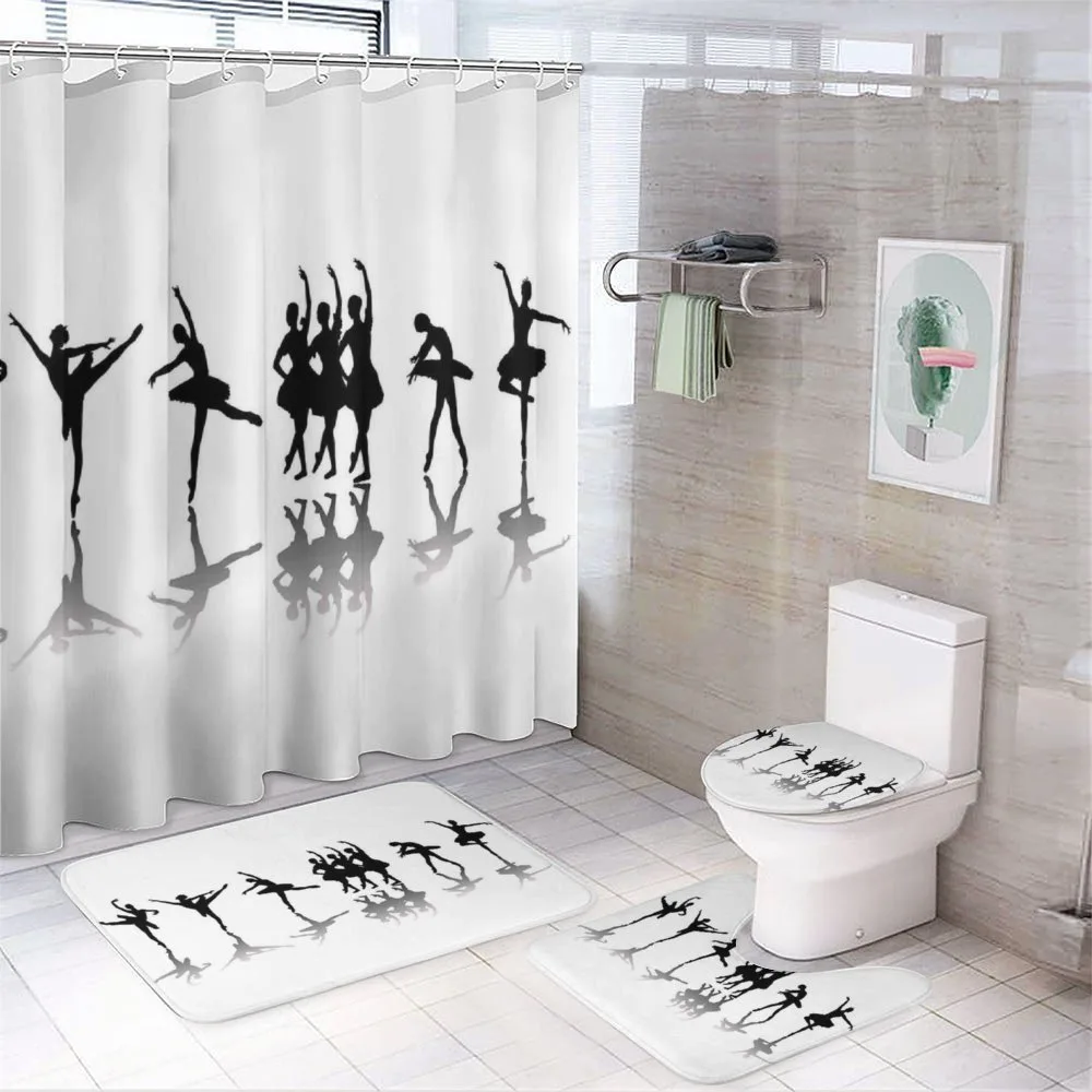 Ballerinas on Stage Dance — 4-Piece Bathroom Set preview