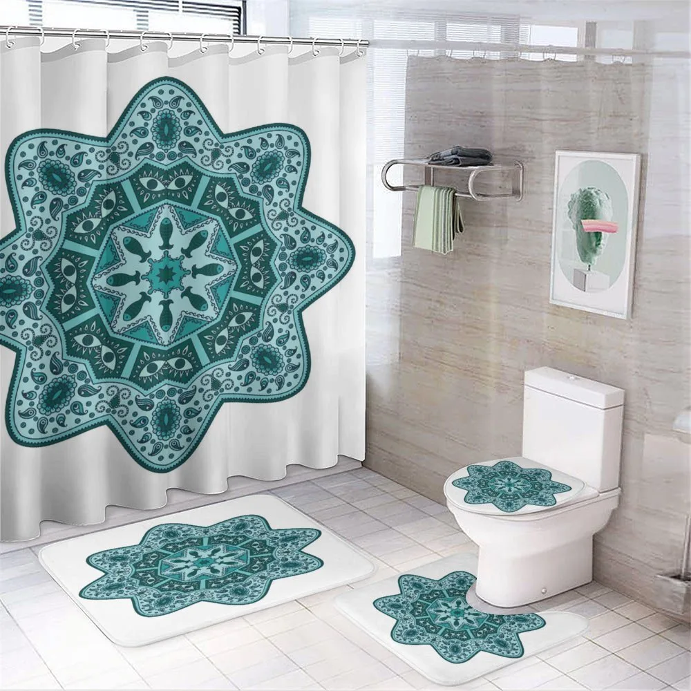 Eastern Chinese Mandala — 4-Piece Bathroom Set preview
