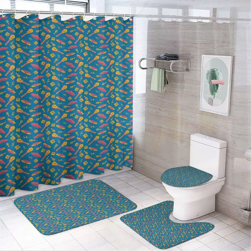 Mexican Theme — 4-Piece Bathroom Set preview