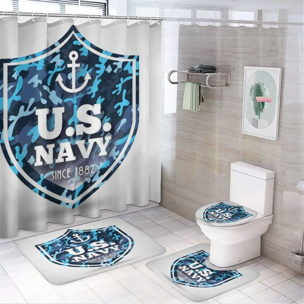 Naval Ship Marine — 4-Piece Bathroom Set preview