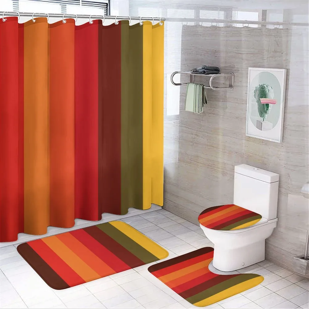 Vertical Striped — 4-Piece Bathroom Set preview