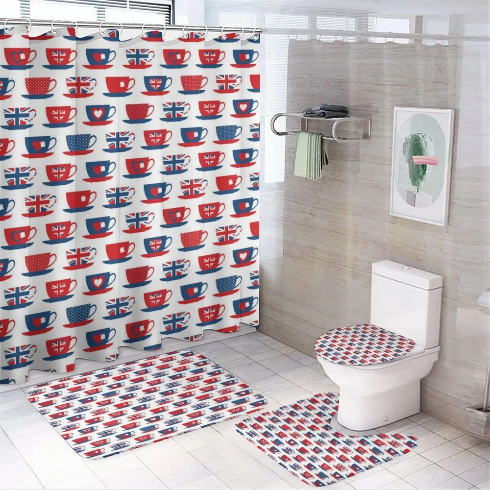 Britain Teacups — 4-Piece Bathroom Set preview
