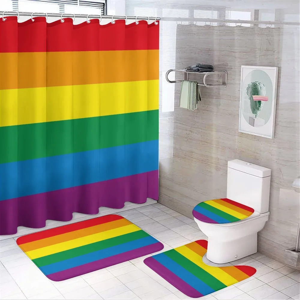 Gay Parade Flag Freedom — 4-Piece Bathroom Set preview