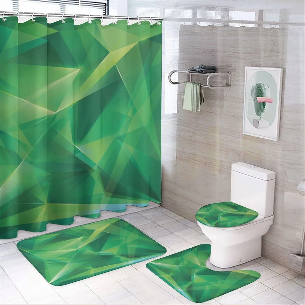 Geometric Crystal — 4-Piece Bathroom Set preview