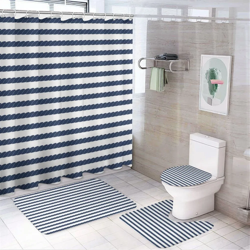 Marine Sea Life Design — 4-Piece Bathroom Set preview