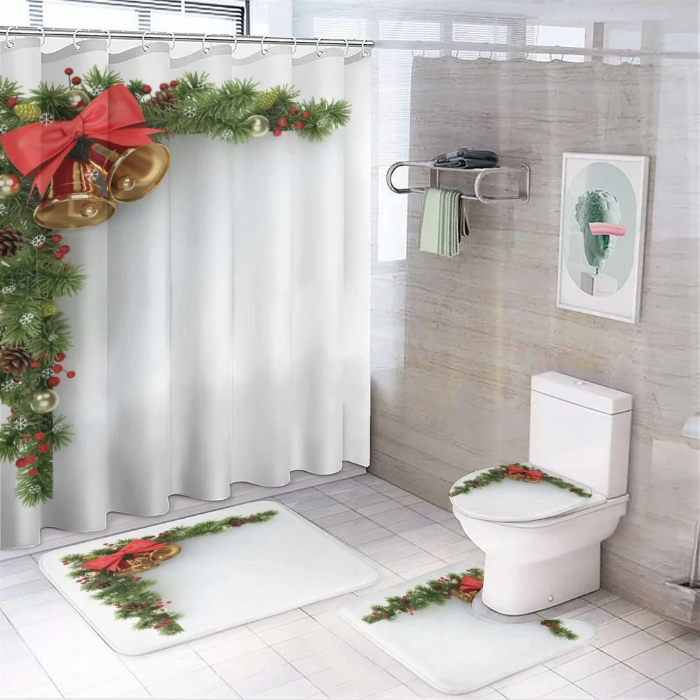 Xmas Corner Bell — 4-Piece Bathroom Set preview