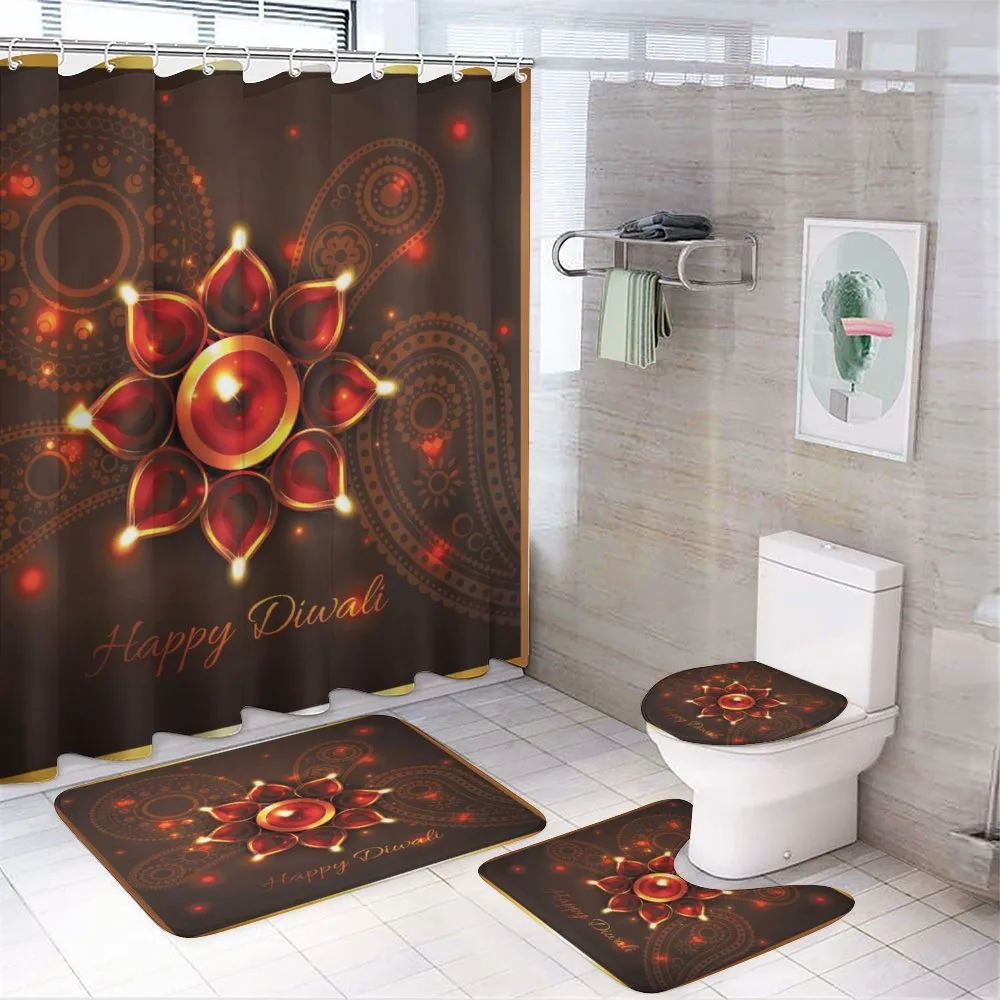 Beams and Diwali Wishes — 4-Piece Bathroom Set preview