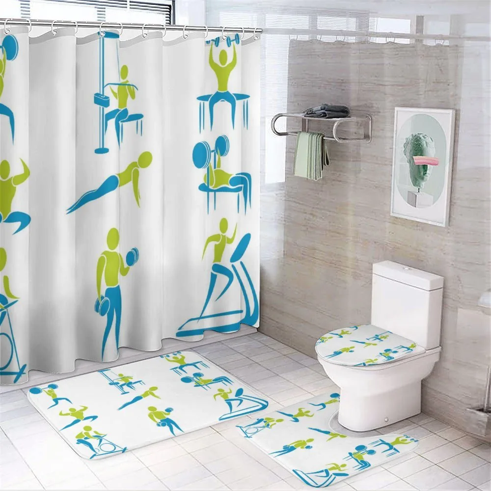 Gym Activity Equipment — 4-Piece Bathroom Set preview