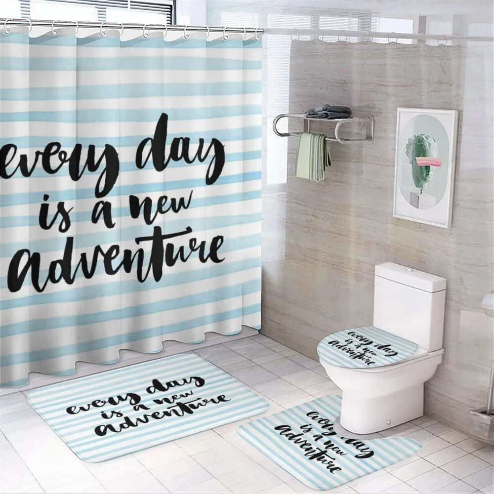 Life Inspiration Art — 4-Piece Bathroom Set preview