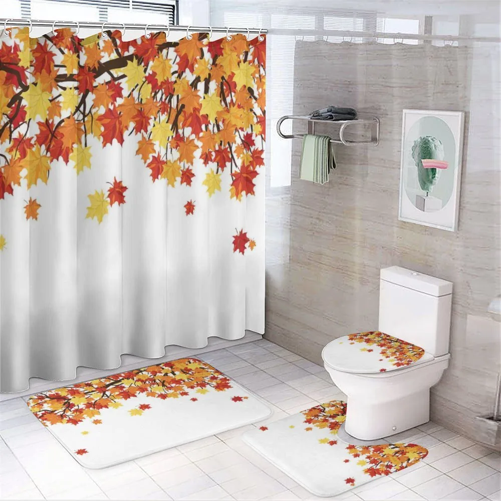 Romantic Fall Season — 4-Piece Bathroom Set preview