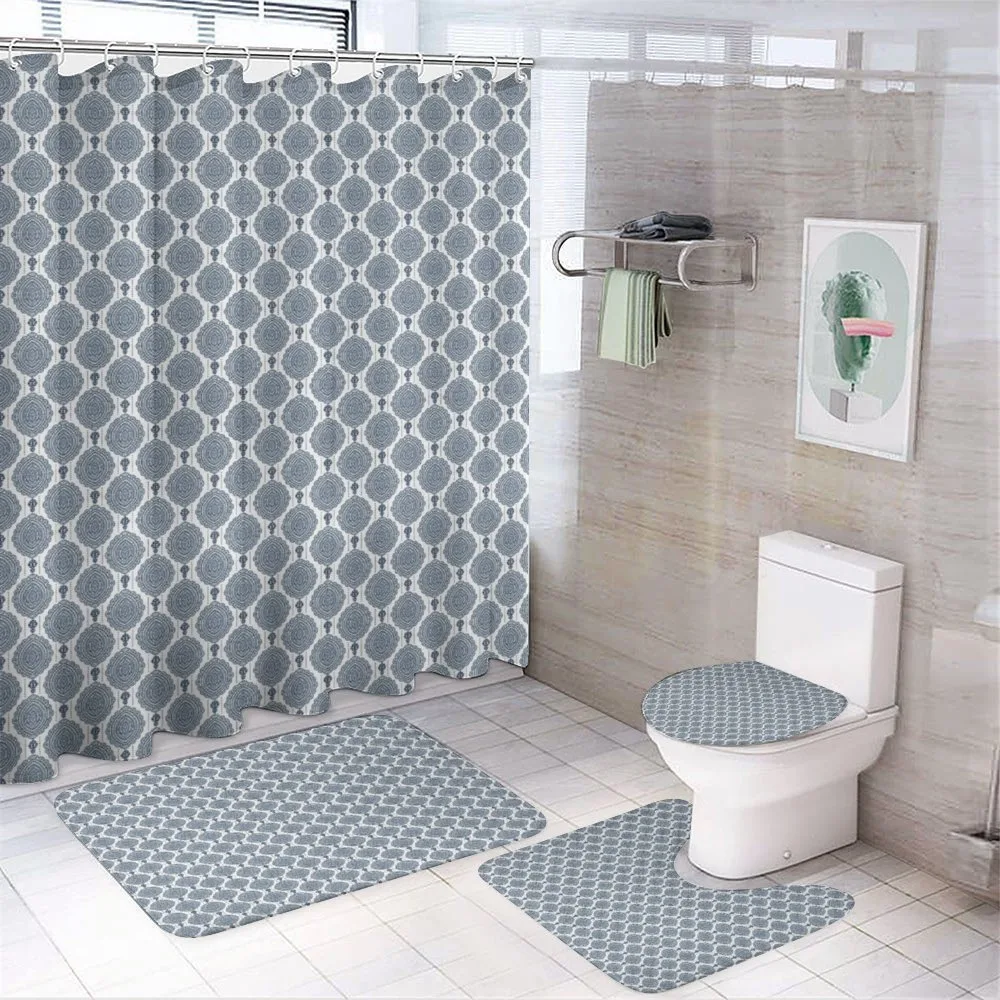 Abstract Medallion Vintage — 4-Piece Bathroom Set preview