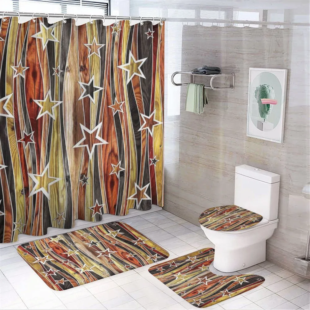 Charming Stars Art — 4-Piece Bathroom Set preview