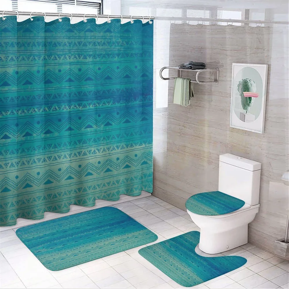 Creative Triangles — 4-Piece Bathroom Set preview