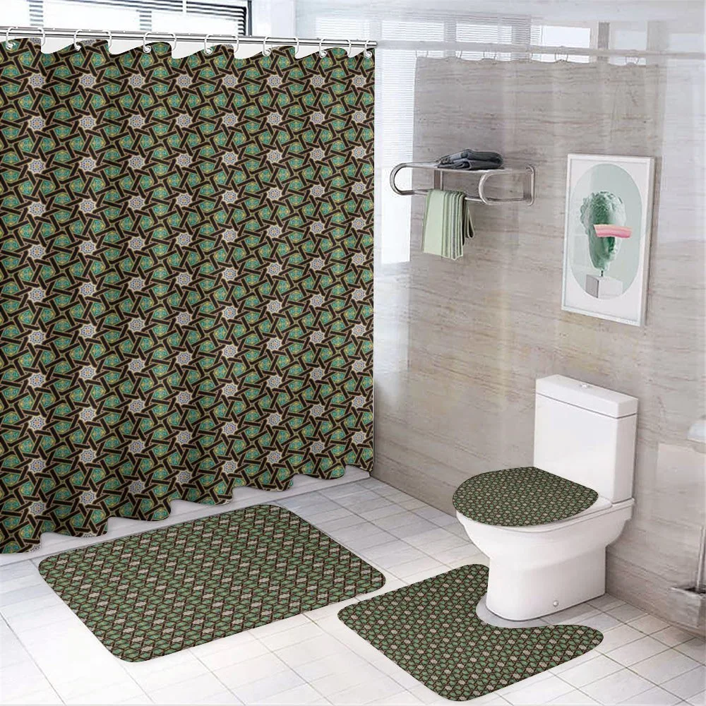 Traditional Stripes — 4-Piece Bathroom Set preview