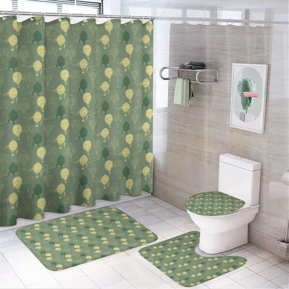Balloons and Clouds — 4-Piece Bathroom Set preview