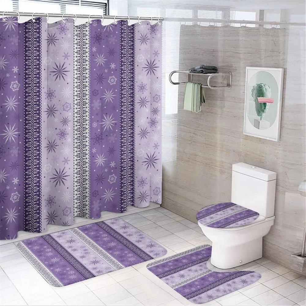 Christmas Snowflake Noel — 4-Piece Bathroom Set preview