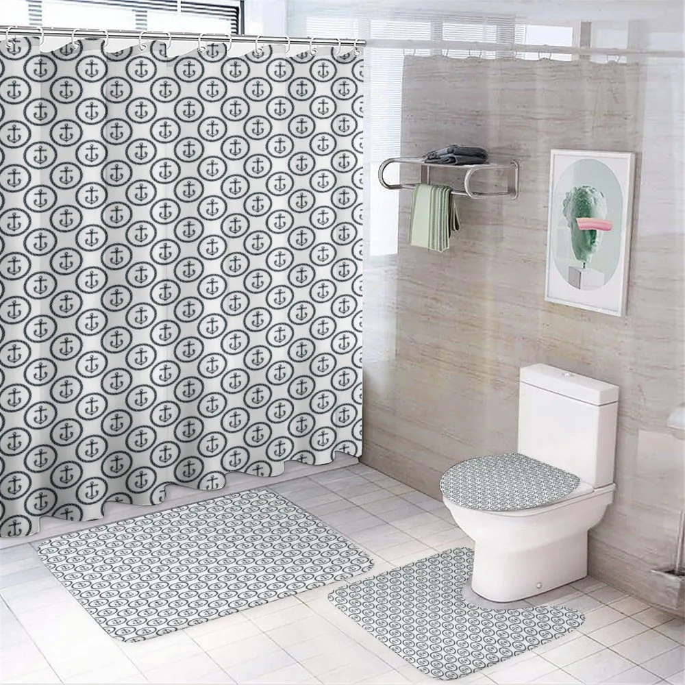 Circular Rope Frames — 4-Piece Bathroom Set preview