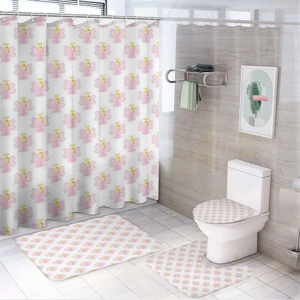 Fairy Girl with Halo — 4-Piece Bathroom Set preview
