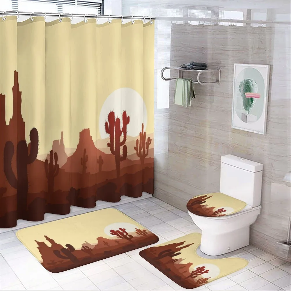 Arid Country Eco Sunset — 4-Piece Bathroom Set preview