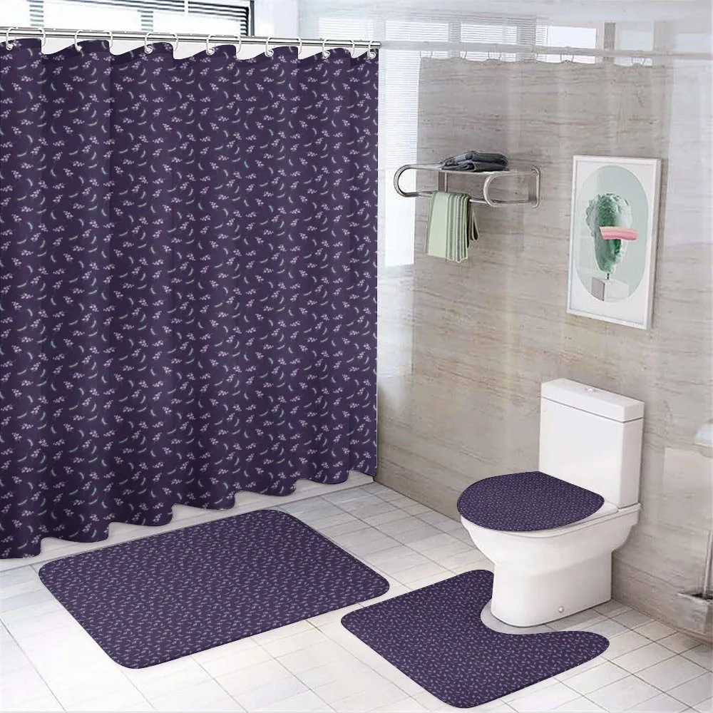 Bell Flowers Ears of Wheat — 4-Piece Bathroom Set preview