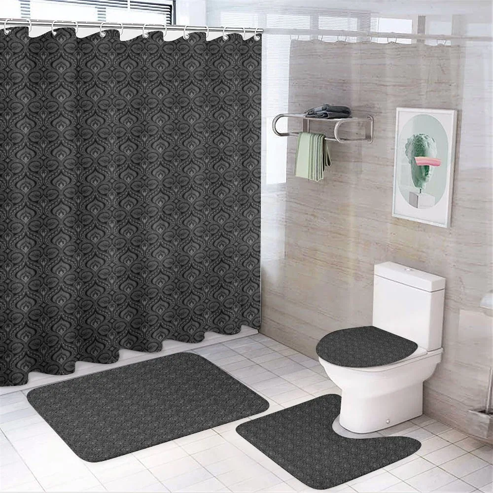 Boho Traditional 4-Piece Bathroom Set product video