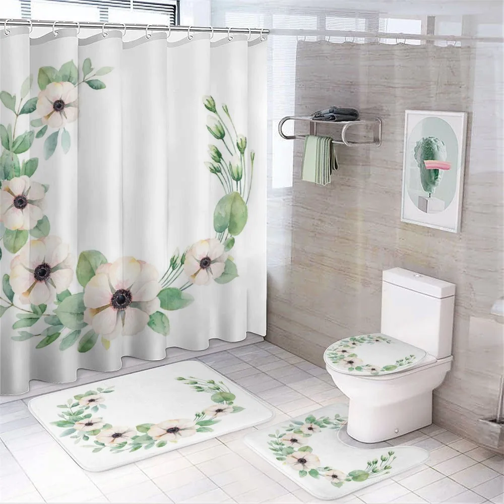 Fresh Plants — 4-Piece Bathroom Set preview