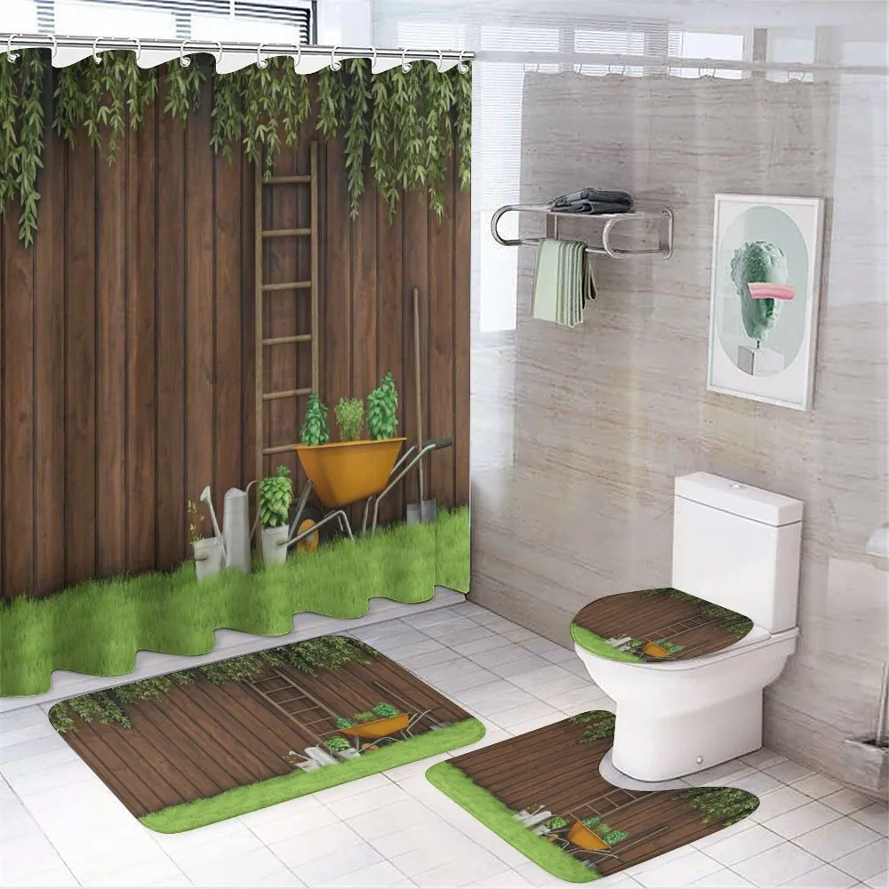 Gardening Materials — 4-Piece Bathroom Set preview