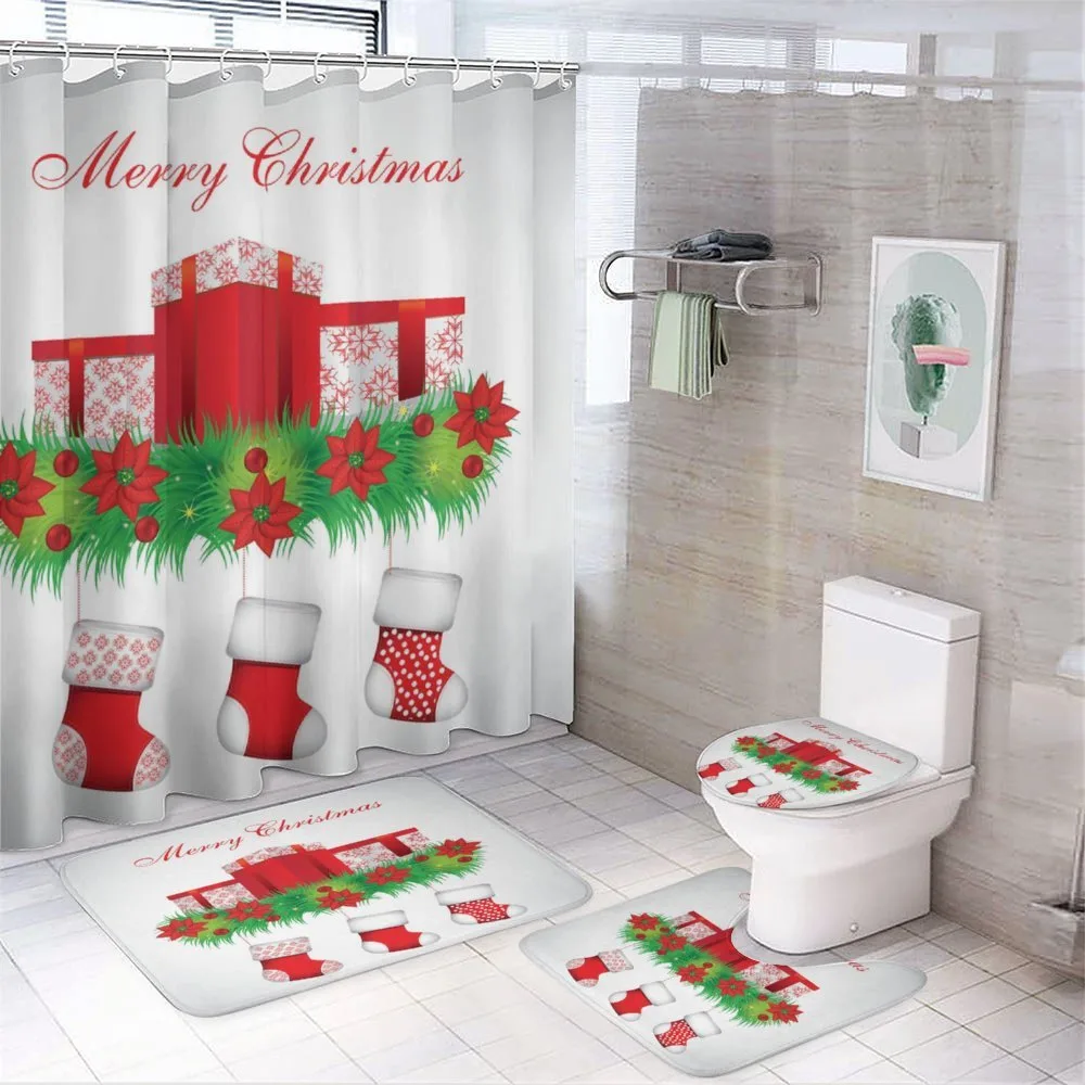 Hanging Stockings — 4-Piece Bathroom Set preview
