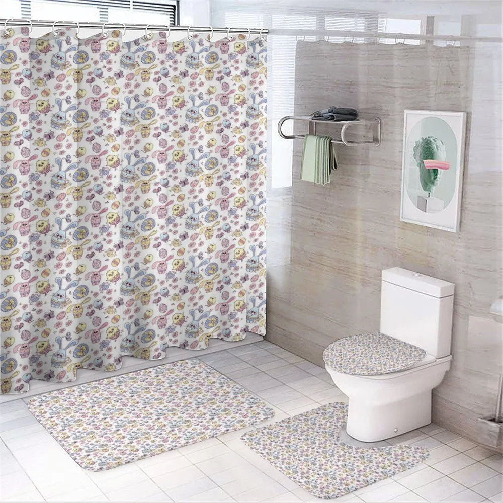 Kids Bunny and Chicken — 4-Piece Bathroom Set preview