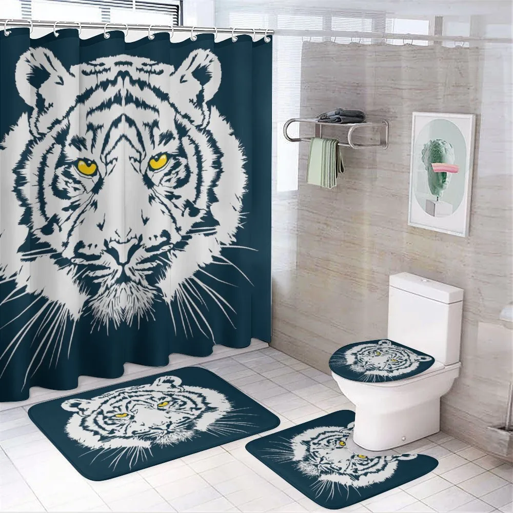 Aggressive Giant Animal — 4-Piece Bathroom Set preview