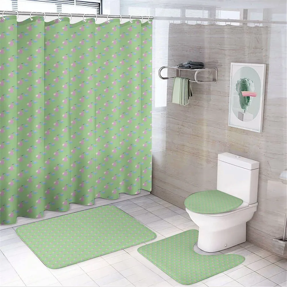 Birth Celebration Birds — 4-Piece Bathroom Set preview