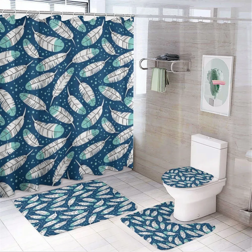 Bohemian Plumage Hippie — 4-Piece Bathroom Set preview