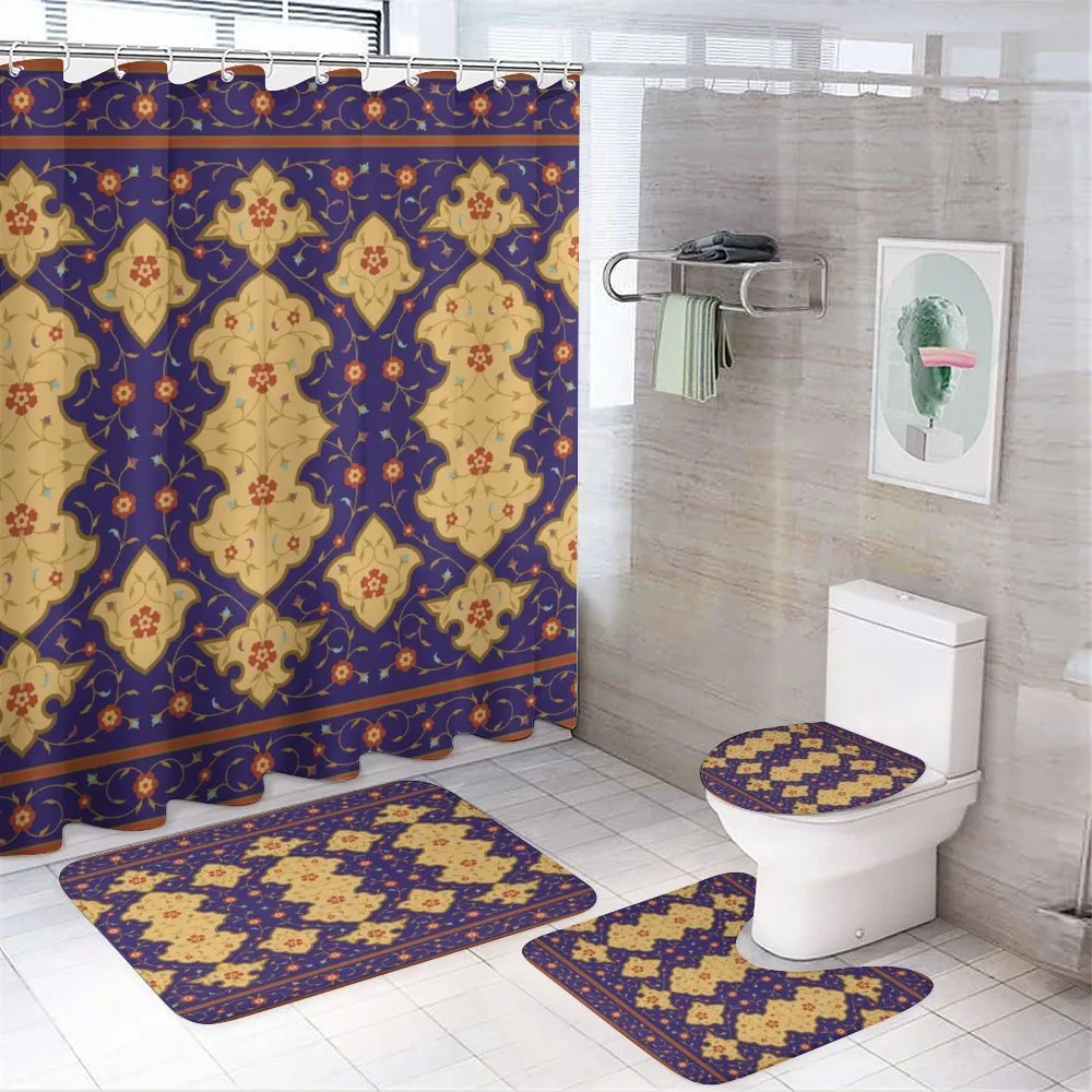 Effected Border — 4-Piece Bathroom Set preview