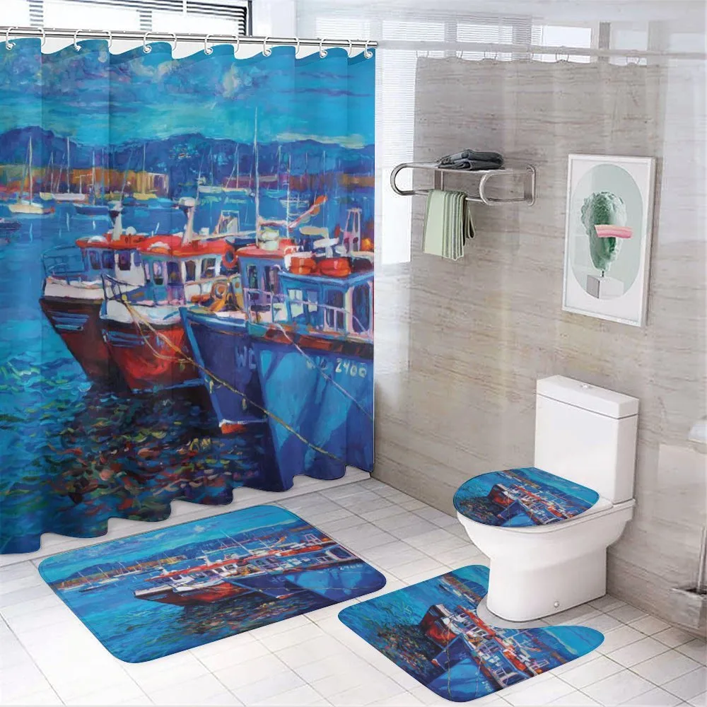Harbour by the Sea — 4-Piece Bathroom Set preview