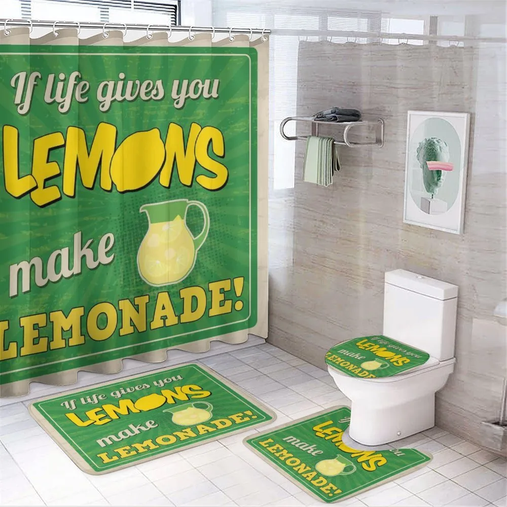 If Life Gives You Lemon — 4-Piece Bathroom Set preview