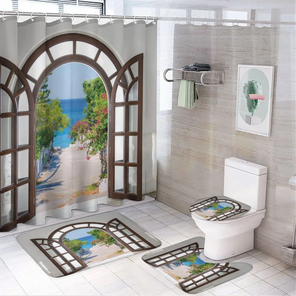 Summer Home in Garden — 4-Piece Bathroom Set preview
