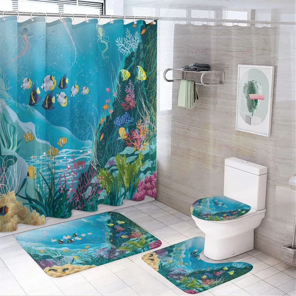 Underwater Scenery — 4-Piece Bathroom Set preview