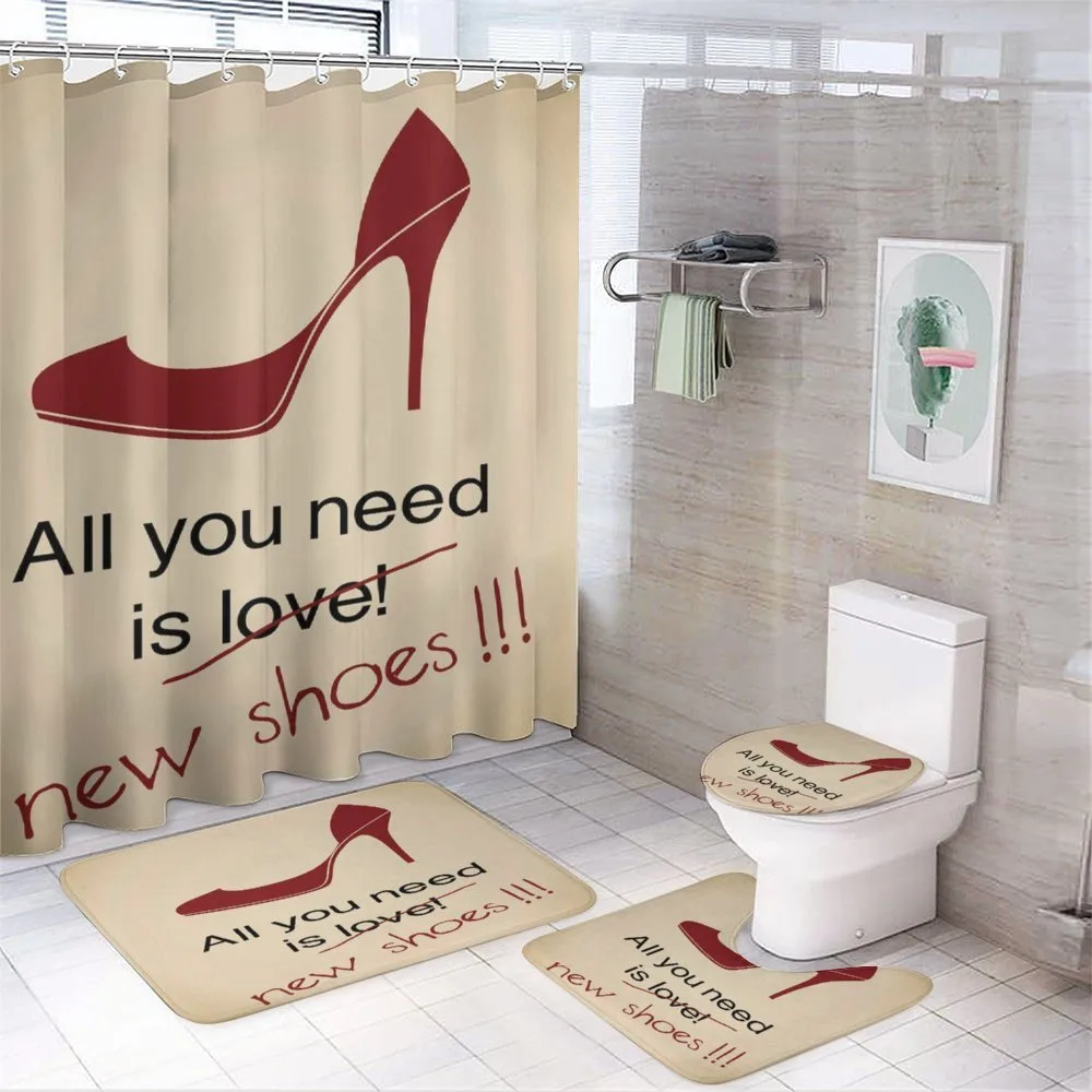 All You Need is New Shoe — 4-Piece Bathroom Set preview