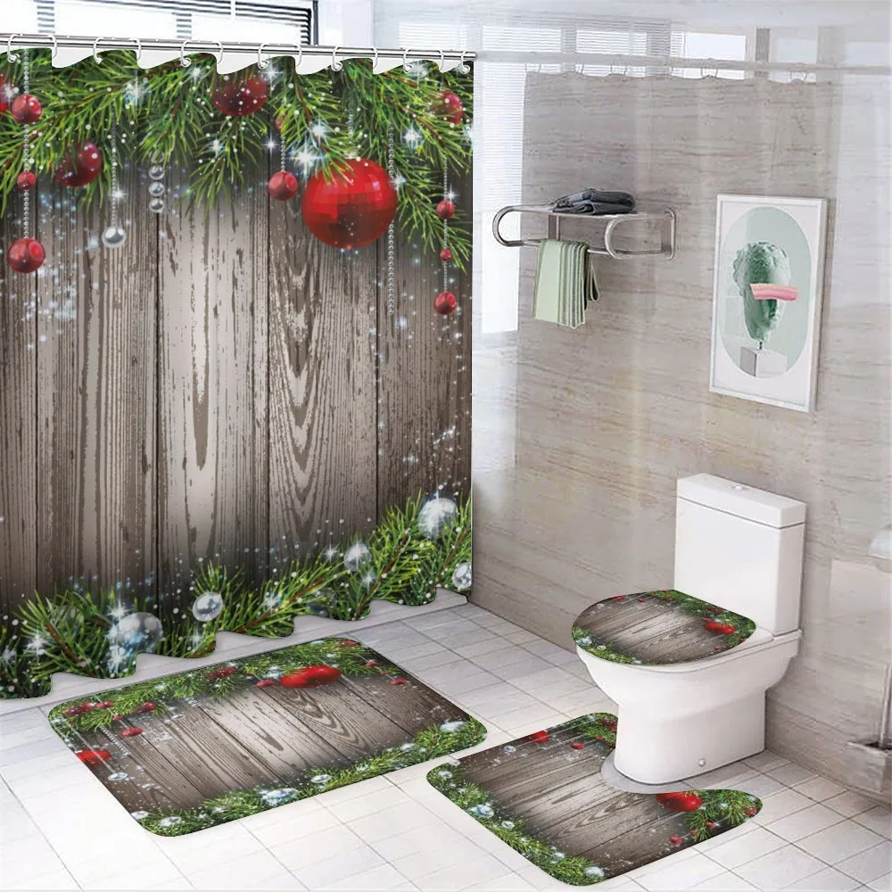 Balls and Beads Noel Art 4-Piece Bathroom Set product video