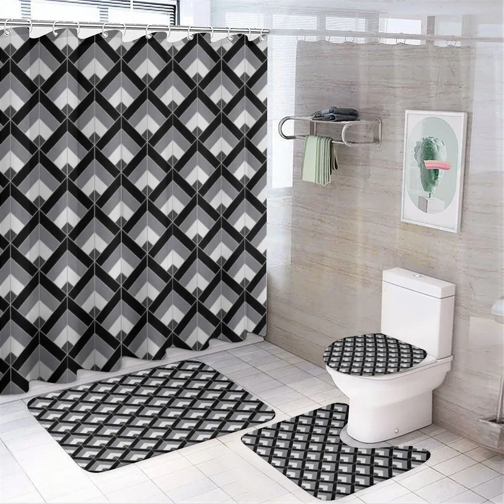 Boho Geometrical — 4-Piece Bathroom Set preview