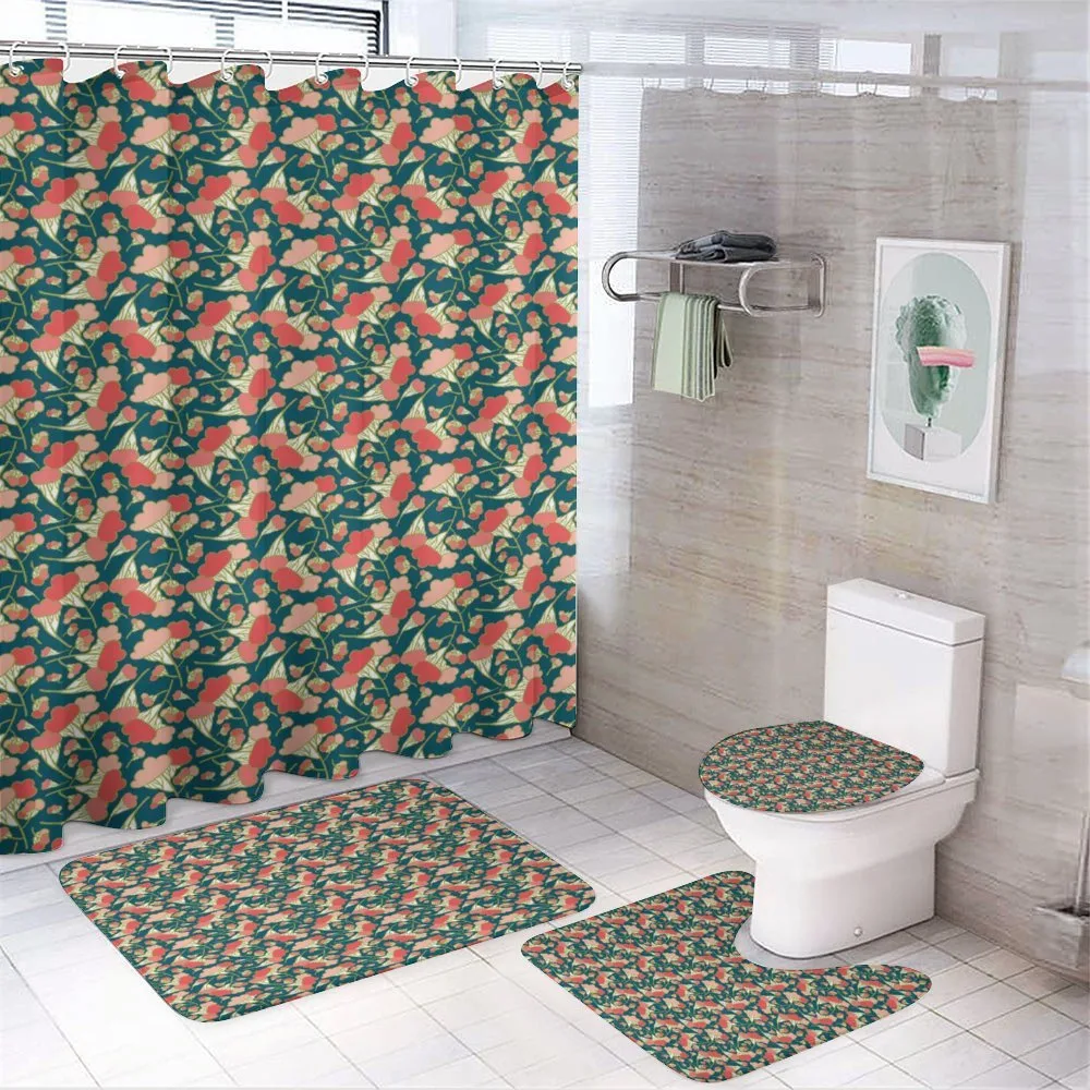 Cartoon Surreal Shapes — 4-Piece Bathroom Set preview