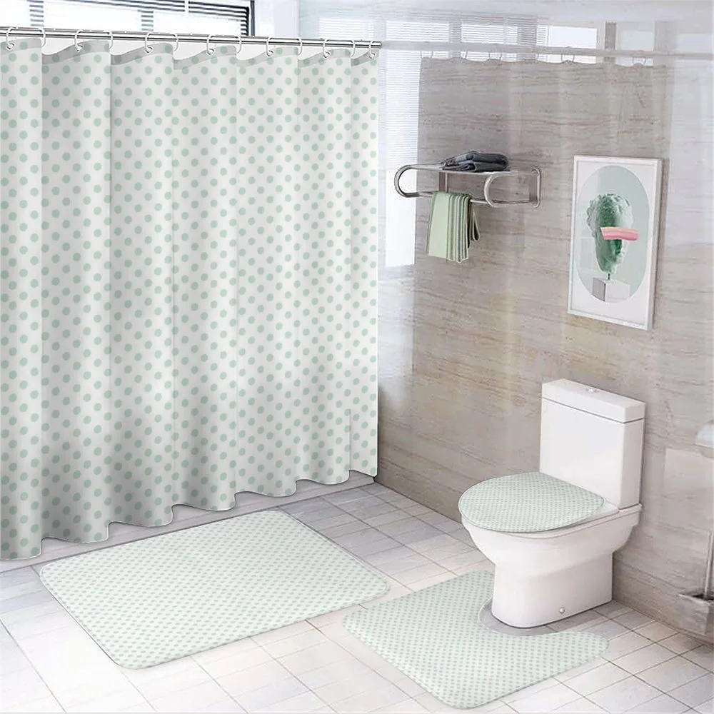 Pastel Polka Dots Baby — 4-Piece Bathroom Set preview