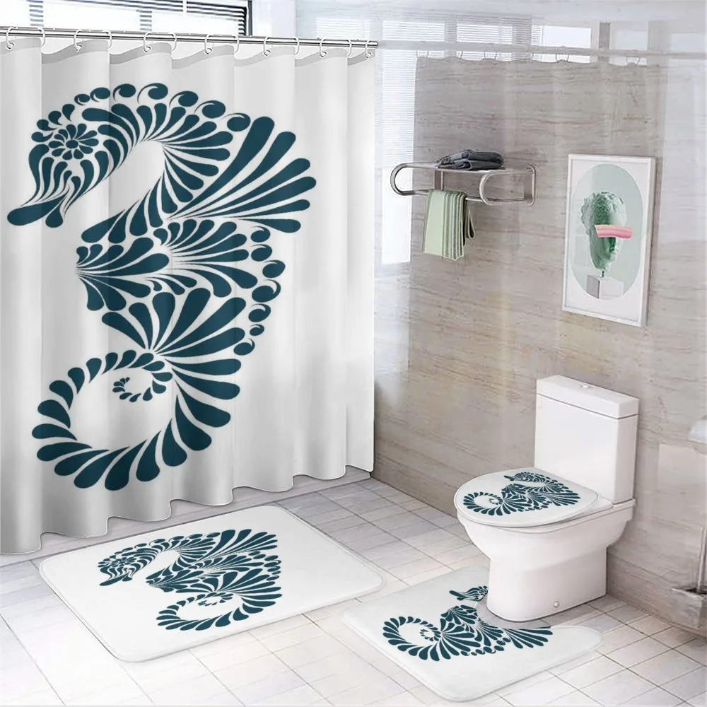 Abstract Curvy Form — 4-Piece Bathroom Set preview