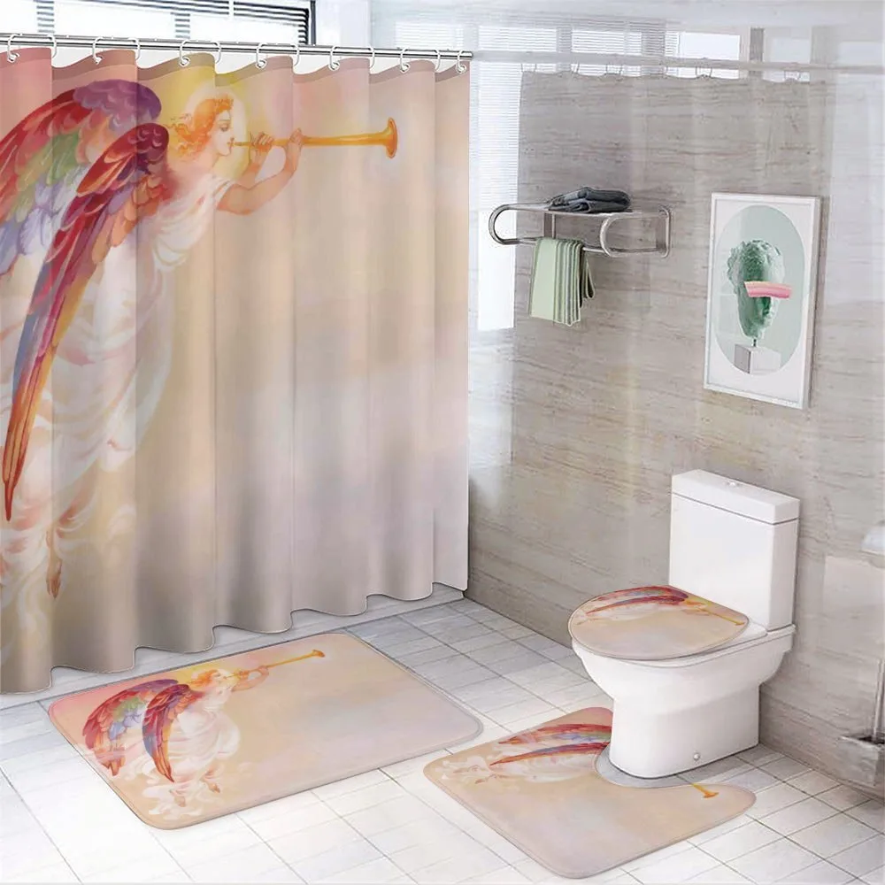 Flask Wings Theme — 4-Piece Bathroom Set preview