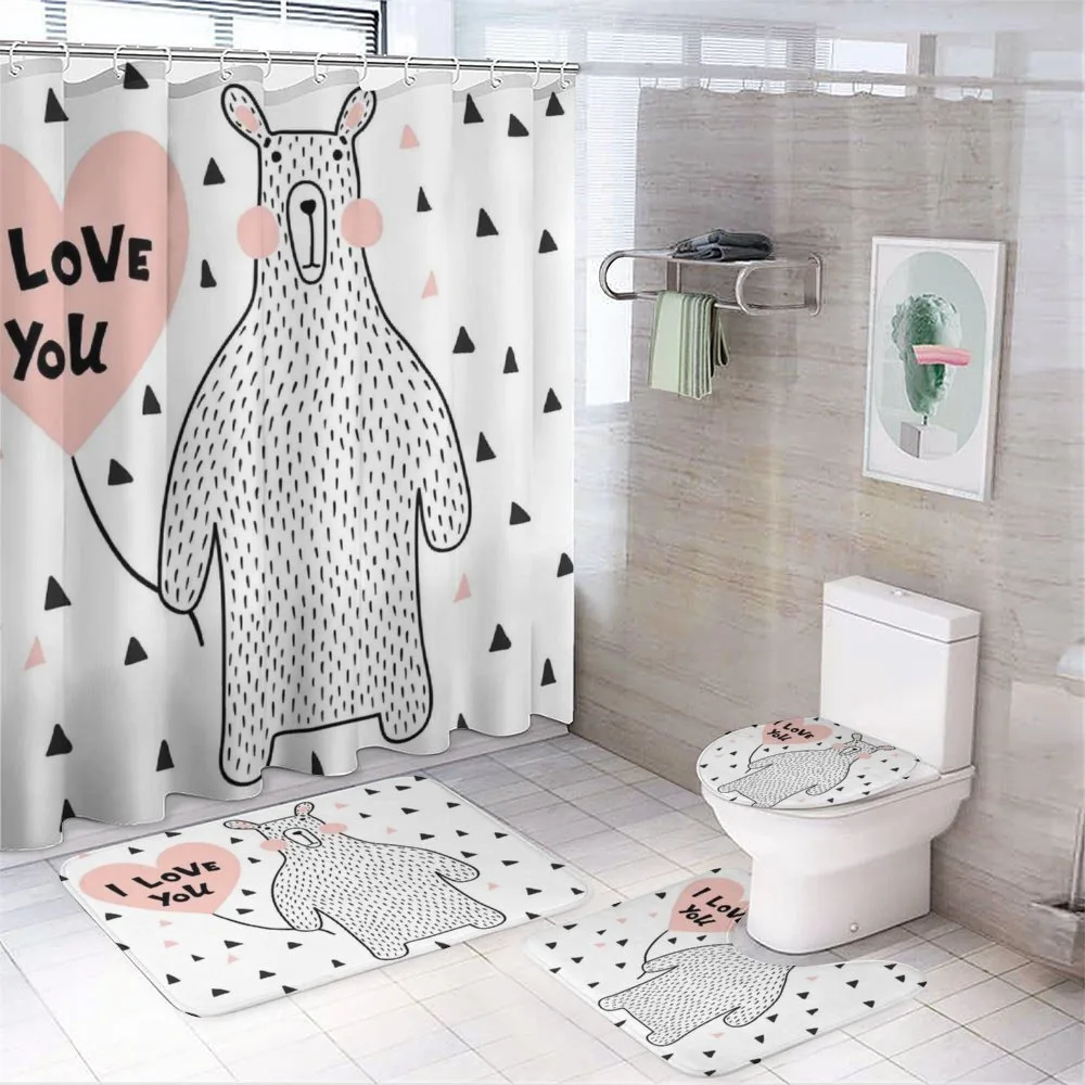 I Love You Balloon — 4-Piece Bathroom Set preview
