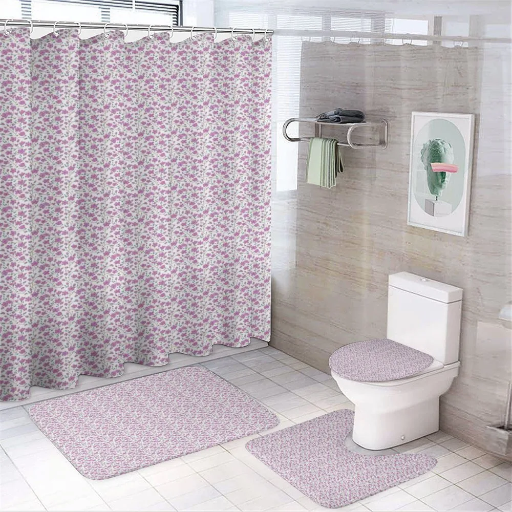 Magnolia Flower and Buds — 4-Piece Bathroom Set preview