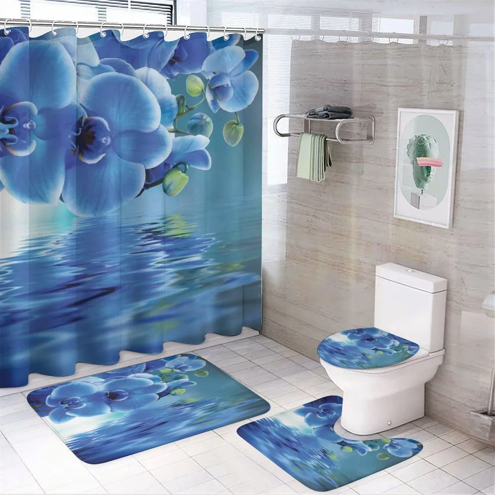 Natural Orchids — 4-Piece Bathroom Set preview